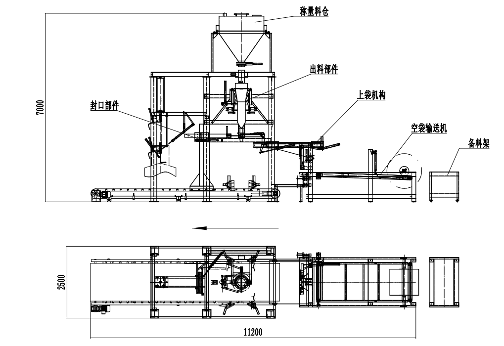 全自動噸袋包裝秤，全自動噸袋包裝機，全自動大袋包裝秤